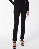 Black Girlfriend Slim Full-Length Jeans