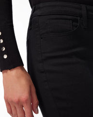 Black Girlfriend Slim Full-Length Jeans