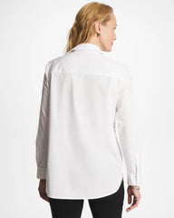 Alabaster Poplin Soutache Tunic