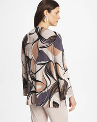 Soft Slate Travelers™ Waverly Bell Sleeve Tunic