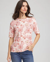 Siesta Rose Elbow Sleeve Tee