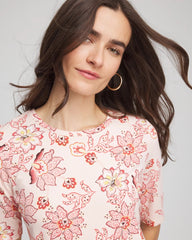 Siesta Rose Elbow Sleeve Tee