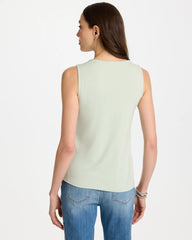 Blue Orchid Mermaid Sequin Mesh Crochet Tank