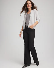 Dove Gray Shine Boyfriend Cardigan