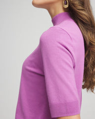 Gooseberry Ella Elbow Sleeve Mockneck Sweater