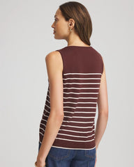 Cacao Ella Striped Sweater Tank
