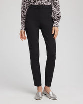 Black Emme Skinny Ponte Ankle Pants
