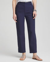 Passport Blue Fly Front Ankle Pants