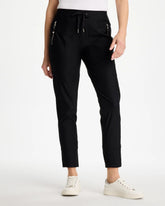 Black Zenergy® Seam Detail Stretch Pants