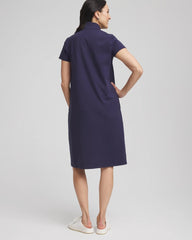 Passport Blue Zenergy® UPF Half-Zip Dress