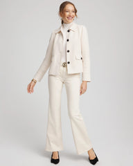 English Cream Bouclé Chore Jacket