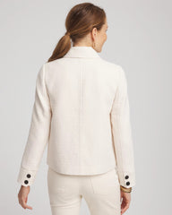 English Cream Bouclé Chore Jacket