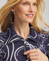 Passport Blue Zenergy® Soft Melody Half-Zip Top