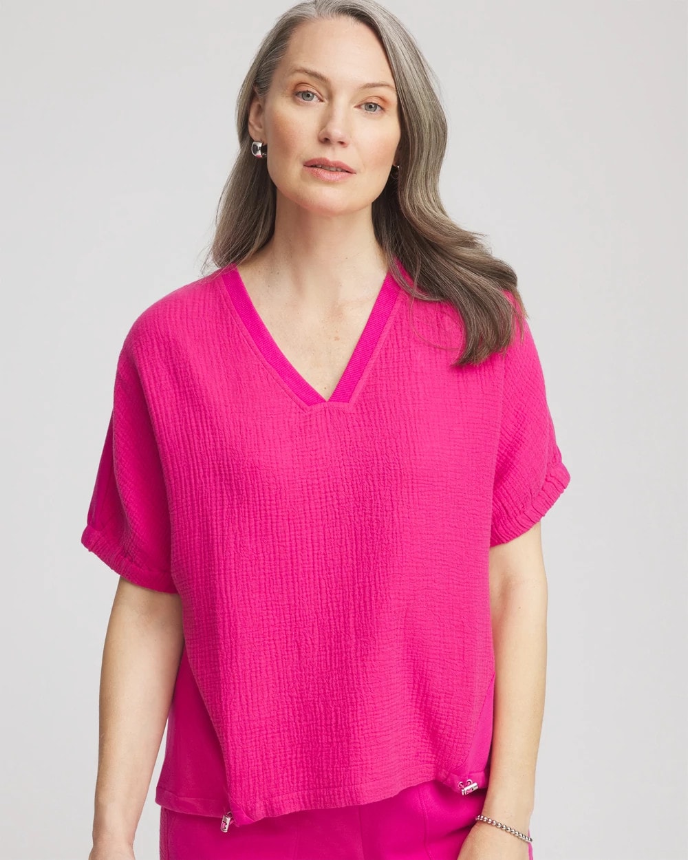 Crushed Berries Zenergy® Gauze Lounge Shirt