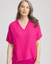 Crushed Berries Zenergy® Gauze Lounge Shirt