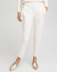 Ecru Zenergy® Heathered Ankle Pants