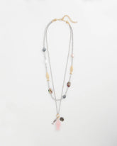 Silver Chico's Originals White Jade Ocean Necklace