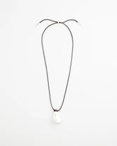 Mixed Metals Silvertone Adjustable Pendant Necklace