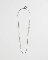 Mixed Metals Mixed-Metal Charm Necklace