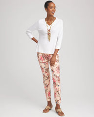 Alabaster Short Pima 3/4 Sleeve Tee