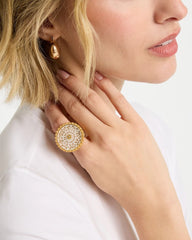 Gold Pearlescent Stretch Ring
