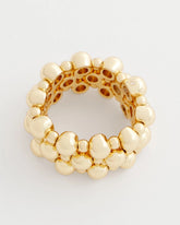 Gold Gold Bead Stretch Ring