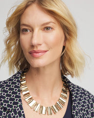 Gold Gold Wave Collar Necklace
