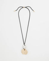 Mixed Metals Crinkle Mixed Metal Pendant