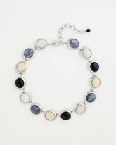 Neutral Short Polka Dot Collar