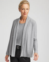 Fog Heather Gray Cozy Cardigan