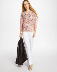 Rose Smoke Pima 3/4 Sleeve Tee