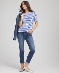 Blue Pearl Slub Short Sleeve Tee