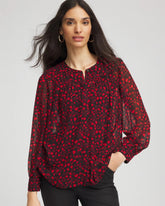 Love Letter Red Lover Girl Georgette Blouse