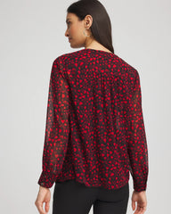 Love Letter Red Lover Girl Georgette Blouse