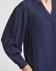 Passport Blue Woven Relaxed-Fit Shirt