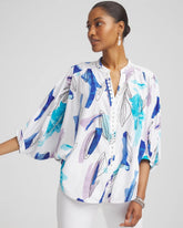 Paradiso Blue Batwing Sleeve Top