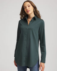 Darkest Spruce No Iron™ Long-Sleeved Tunic