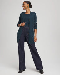 Teal Shadow Ella Boatneck Sweater
