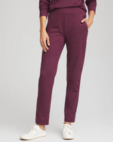 Blackened Burgundy Zenergy® Cloud Tapered Ankle Pants