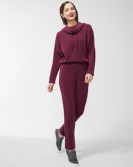 Deep Merlot Zenergy® Scuba Pull-On Pants