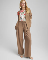 Teakwood Linen Stretch Blazer