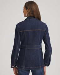 Morning Star Indigo Denim Field Jacket