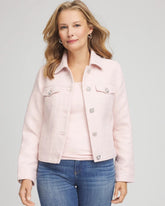 Blushed Boucle Casual Jacket