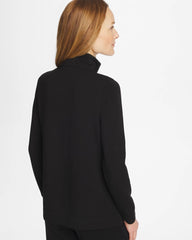 Black Zenergy® Soft Contrast Half Zip Pullover