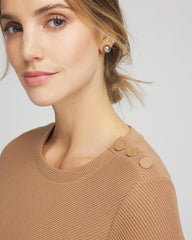 Caramel Apple Zenergy® Ottoman Ribbed Tunic