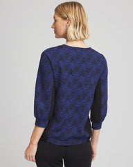 Dark Harbor Zenergy® Jacquard Bungee Top