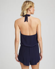 Navy Miraclesuit® Solid Piper Romper