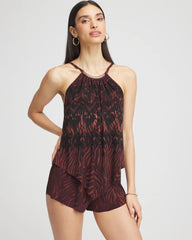 Multi Brown Magicsuit® Goldie Zabra Romper