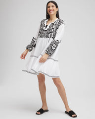 Alabaster Eyelet Swim Dress Coverup