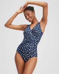 Navy Miraclesuit Luminare Oceanus One Piece